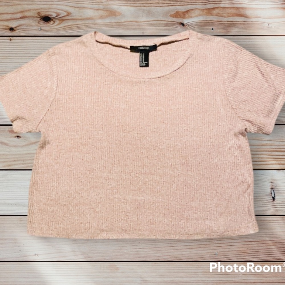 New cropped ribbed sweater
